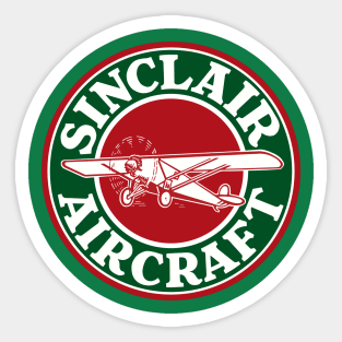 Sinclair Aircraft vintage sign Sticker